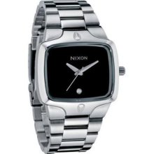 Nixon Player Men's Black Dial Stainless Steel Quartz Watch A140-000