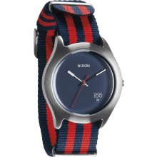 Nixon Quad Watch - Navy / Red Nylon