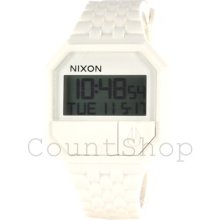 Nixon Rubber Re-run Men's Digital Watch A169 White |new