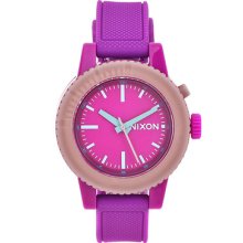 Nixon Watches Women's Gogo Pink Dial Rubber A287-698