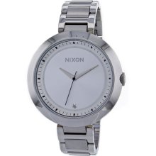 Nixon Watches Women's Optique Silver tone Dial Stainless Steel Stainle