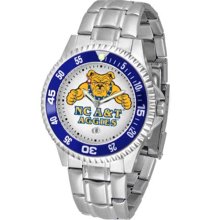 North Carolina A&T Aggies Mens Steel Bandwrist Watch