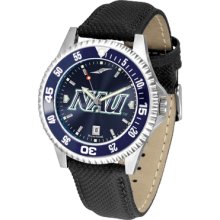 Northern Arizona Lumberjacks Competitor AnoChrome Leather Band Watch