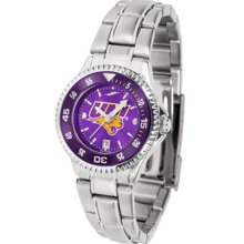 Northern Iowa Panthers UNI Womens Steel Anochrome Watch