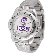 Northwestern State Demons NSU NCAA Mens Sports Steel Watch ...