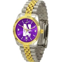 Northwestern University Men's Stainless Steel Alumni Dress Watch