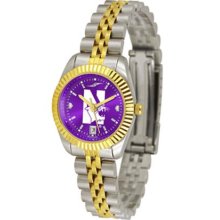 Northwestern Wildcats NWU Womens Anochrome Gold Watch