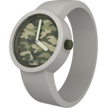 O Clock Unisex Camouflage Watch Occ02-L (Large) With Ice Hypoallergenic Silicon Rubber Watch Strap