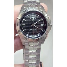 Oakland Raiders Fossil mens three hand date watch NFL1099