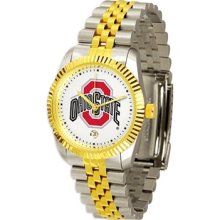 Ohio State Buckeyes OSU NCAA Mens Steel Executive Watch ...