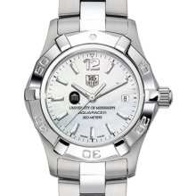 Ole Miss TAG Heuer Watch - Women's Steel Aquaracer w/ MOP