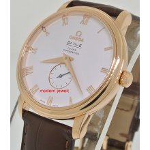 Omega Deville Prestige Small Seconds 18k Rose Gold Mens Watch 4614.20.02