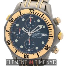 Omega Seamaster 300 M Chrono Diver Titanium & 18k Gold