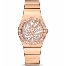 Omega Women's Constellation Diamond Pave Dial Watch 123.55.27.60.55.013