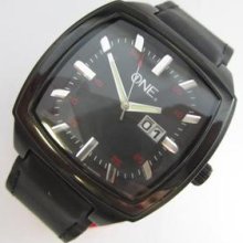 One Black Big N.o.s. Date Watch Luminous Hands