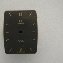 Original Omega De Ville Black Watch Dial, 80's