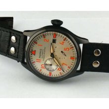 Parnis Pvd 47mm Power Reserve Automatic Watch E457