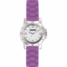 Pedre La Playa Unisex Sport Watch With Purple Rubber Strap