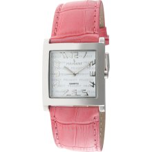 Peugeot Women's Pink Leather Strap Watch (Peugeot Pink Leather Strap Watch)