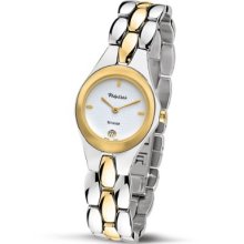 Philip Ladies Reflexion Analogue Watch R8253500537 With Quartz Movement, White Dial And Stainless Steel Case