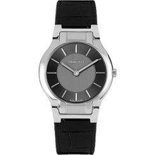 Pierre Petit Women's P-799A Serie Laval Black and Silver Dial Gen ...