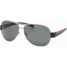 Prada Aviator Gunmetal Mens Ps51ls5av1a1