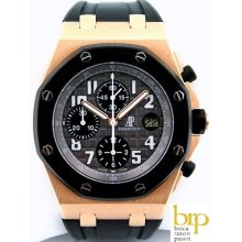 Pre-owned Audemars Piguet Royal Oak Offshore Rose Watch 25940OK.OO.D002CA.01