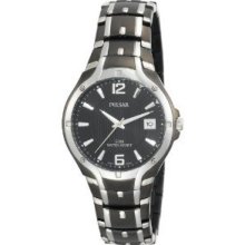 Pulsar Men's Sport - TiCN & Stainless - Black Dial - Date - 50 Meters PXH521