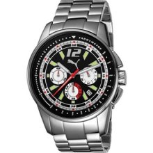 Puma Bracelets Race Chronograph Black Dial Men's watch #PU102161001