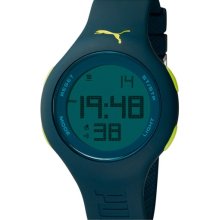 PUMA 'Loop' Digital Chronograph Watch Blue