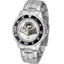 Purdue Boilermakers Mens Steel Bandwrist Watch