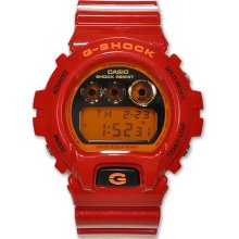 Red casio g-shock classic 6900 watch dw6900cb-4