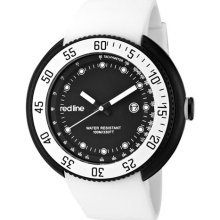 Red Line Men's 'Driver' White Silicon Watch ...