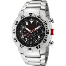 Red Line Men's Rpm Chronograph Black Dial Stainless Steel