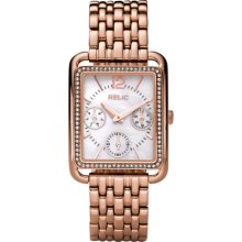 Relic Womenâ€™s Addison Zr15627 Rose Gold Multifunction Watch -