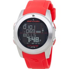 Rip Curl Pipeline World Tide Watch in Red