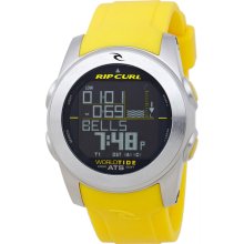 Rip Curl Pipeline World Tide Watch in Yellow