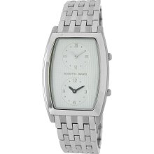 Roberto Bianci Men's Silver Dial Dual Time Zone Watch