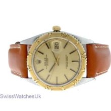 Rolex Datejust Turnograph Steel & Gold Watch Shipped From London,uk, Contact Us