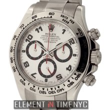 Rolex Daytona 18k White Gold Silver Dial 40mm Circa 2005