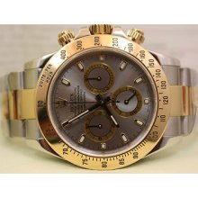 Rolex Daytona Cosomograph Two Tone 18k Gold & Stainless Steel Watch