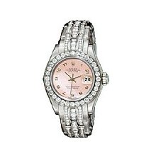 Rolex Lady Pearlmaster White Gold Unworn Pink Mother-Of-Pearl Diamond Dial