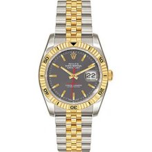Rolex Oyster Perpetual Datejust Two-Tone 18kt Gold and Steel Mens Watch 116263