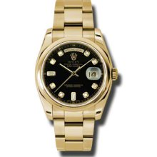 Rolex Oyster Perpetual Day-Date 118208 BKDO MEN'S WATCH