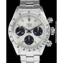 Rolex Vintage Cosmograph Daytona 6265 Chronograph Steel Box Papers 1972