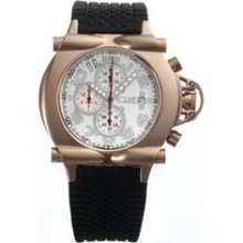 Rollbar Men's Watch with Rose Gold Case and White Dial ...