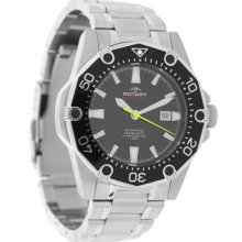 Rotary Mens Aquaspeed Watch - Stainless Steel - Agb00030/w/40