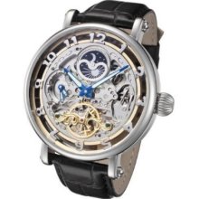 Rougois Xl Skeleton Automatic Dual Time Zone Watch Rgsa47