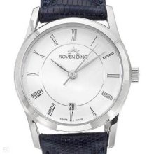 Roven Dino Monaco Swiss Movement Ladies Watch Silver/blue