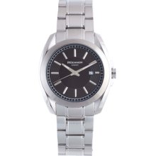 Rudiger Watches Men's Dresden Black Dial Silver-Tone Stainless Steel